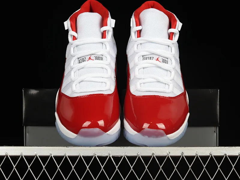 All categories Air Jordan Jordan series basketball shoes Air Jordan 11 pure original version Air Jordan 11 "Cherry" AJ11 Joe 11 cherry red high-top basketball shoes CT8012-116